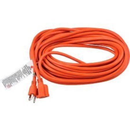 GLOBAL EQUIPMENT 50 Ft. Outdoor Extension Cord, 14/3 Ga, 15A, Orange FL-101-14AWG-50FT